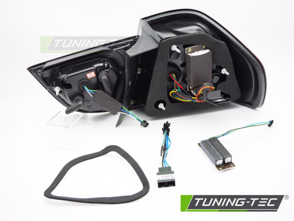 Zadní světla LED pro BMW E90 2009-2011 červená/kouřová