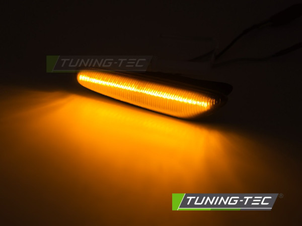 Blinkry boční LED dynamické BMW E46 / E60 / E87 / E84 / E90 bílé