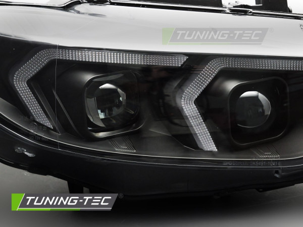 Přední světla s LED, pro BMW F32/F33 2013-2017 černá xenon
