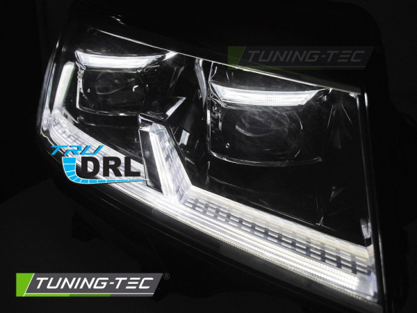 Přední světla Full LED, denní svícení, pro VW T6.1 2020-2024, černá