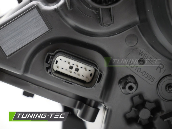 Přední světla s LED, pro Ford Mustang 2014-2017 xenon černá