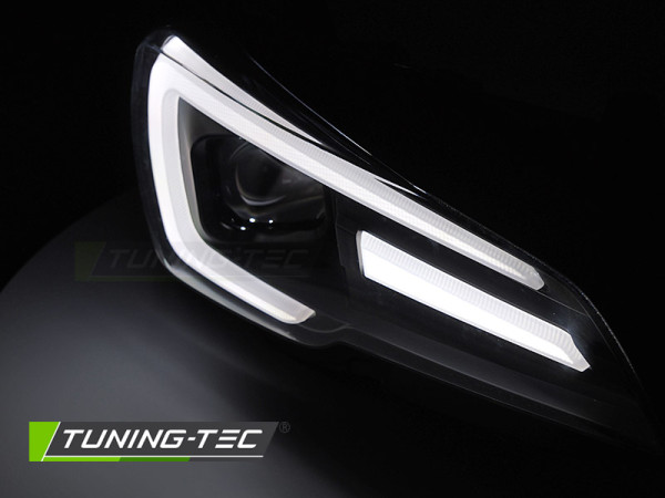 Přední světla s LED projektor pro SUBARU WRX 2014-2022 černá