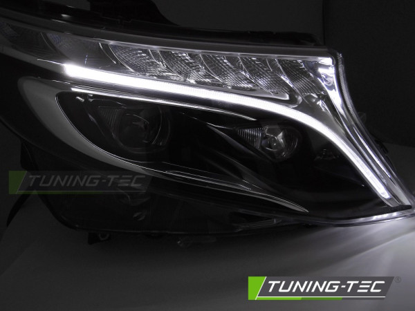 Přední světla Full LED, denní svícení, pro Mercedes-Benz V-CLASS / VITO W447 2014-2023