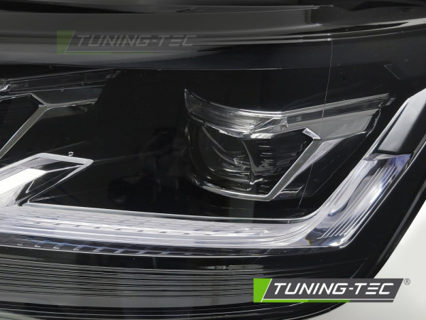 Přední světla Full LED, denní svícení, pro VW T6 2015-2019, černá