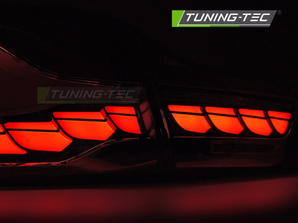 Zadní světla LED s dynamickým blinkrem BMW 4 F32 / F33 / F36 / F82 / F83 2013-2021 M4 GTS look červená