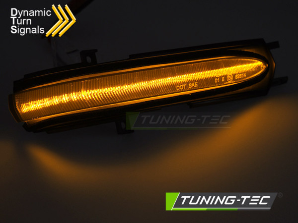 Blinkry boční LED do zrcátek, dynamické Honda Civic 04-06 / Accord 02-08 kouřové