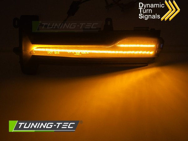 Blinkry boční LED do zrcátek, dynamické Volvo XC60 FACELIFT 2014 - 2017 kouřové