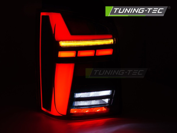 Zadní světla LED s LED dynamickým blinkrem VW T5 výklopné dveře, červená