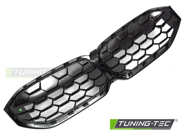 Maska - ledvinky BMW 3 (G20/G21) LCI 2022- Diamond Style - černá/stříbrná lesklá