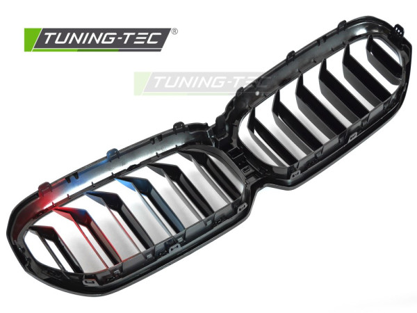 Maska - ledvinky BMW 5 (G30, F90, G31) 2020- M style - tri colour