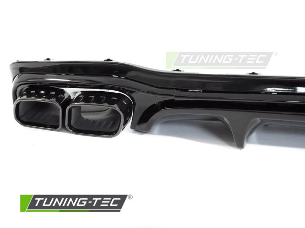 Spoiler,difuzor zadního nárazníku pro Mercedes E W213 2020-2023 AMG style - černý lesklý
