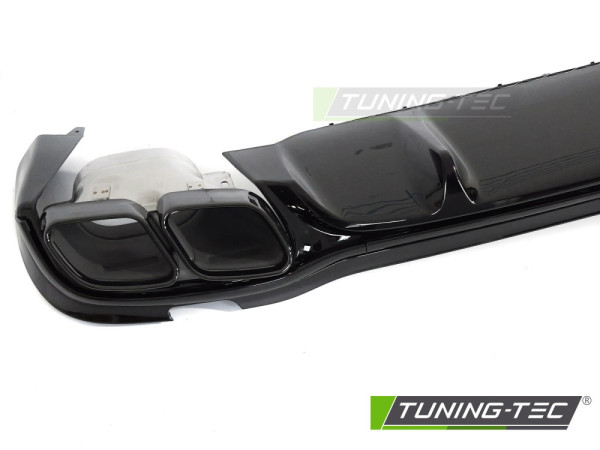 Spoiler,difuzor zadního nárazníku pro Mercedes E W213 2020-2023 AMG style - černý lesklý