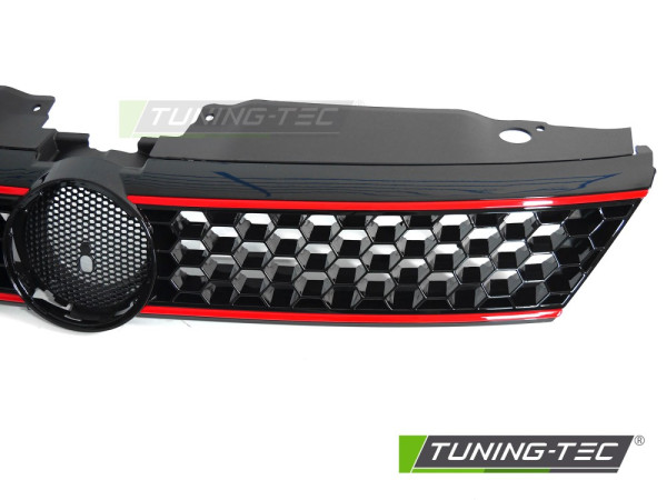 Maska pro VW JETTA  2011-2014 GLi style - černá lesklá