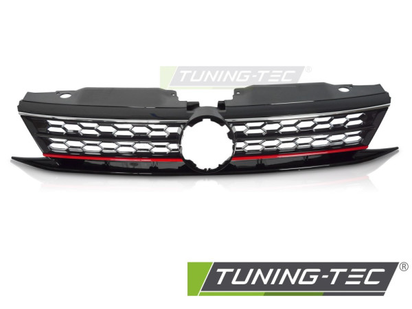 Maska pro VW JETTA  2014-2018 GLi style - černá lesklá