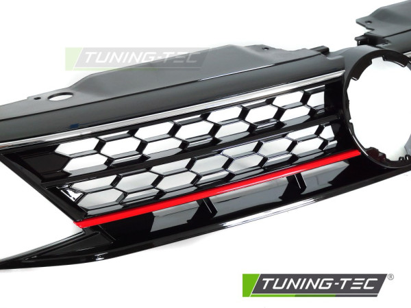 Maska pro VW JETTA  2014-2018 GLi style - černá lesklá