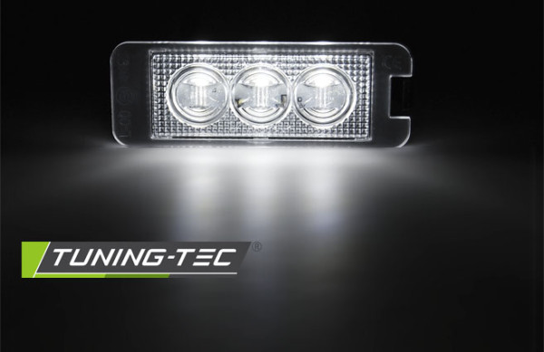 LED osvětlení SPZ 3xLED Škoda Superb II Litfback