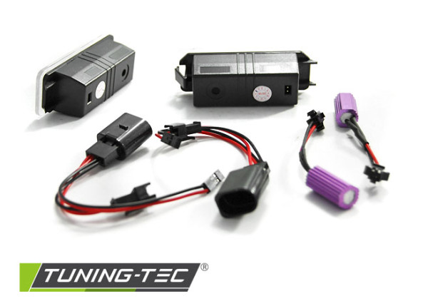 LED osvětlení SPZ 3xLED Škoda Superb II Litfback