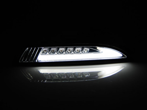 Blinkry přední s LED bar pozičním světlem kouřové VW Scirocco 3 08-