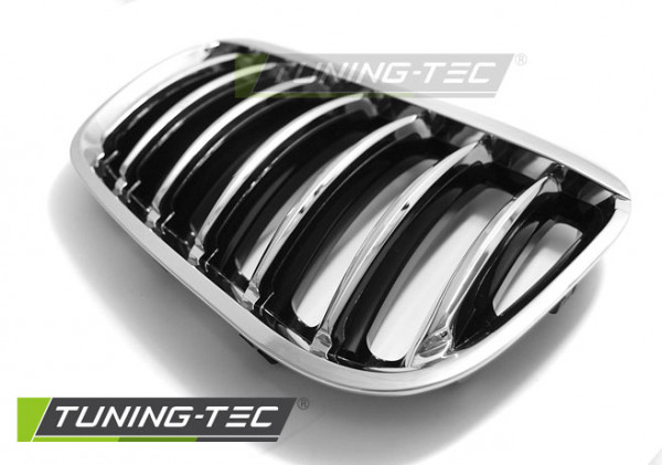Maska - ledvinky BMW E53 X5 04-06 chrom