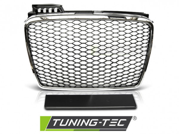 Maska bez znaku AUDI A4 (B7) RS-TYPE 04-08 chromová