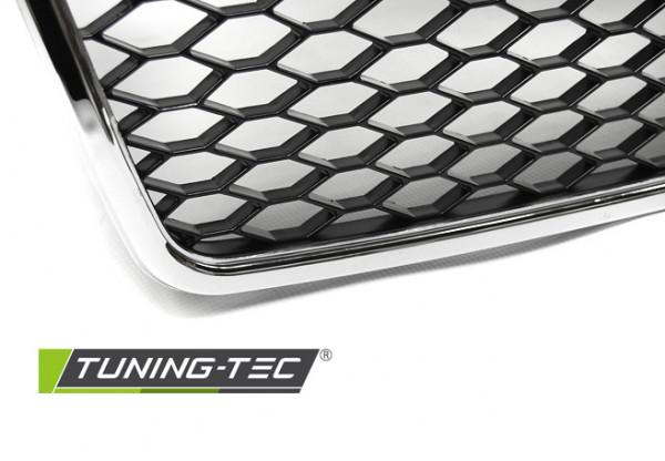 Maska bez znaku AUDI A4 (B7) RS-TYPE 04-08 chromová