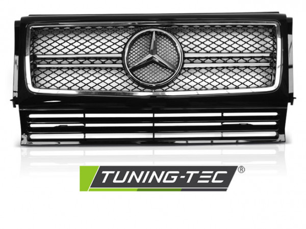 Maska Mercedes-Benz G W463 90-12 G65 AMG Look  Piano Black Edition