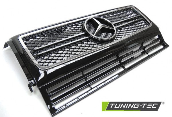 Maska Mercedes-Benz G W463 90-12 G65 AMG Look  Piano Black Edition