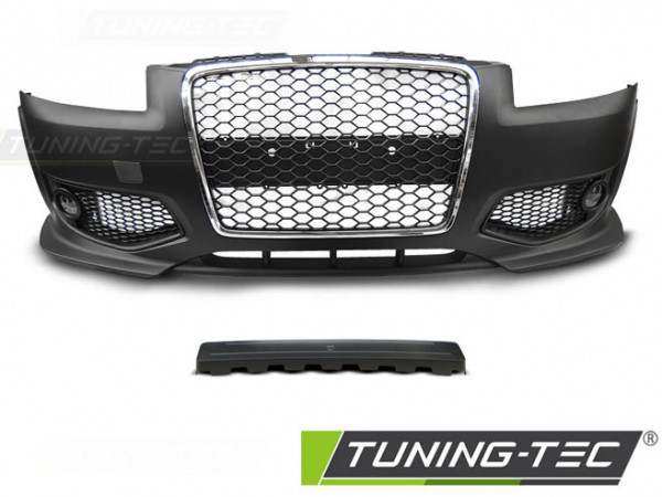Přední nárazník AUDI A3 8P 05-08 RS style chrom černá