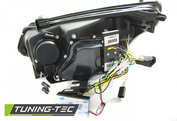 Přední světla angel eyes CCFL BMW E60/E61 03-07 černé