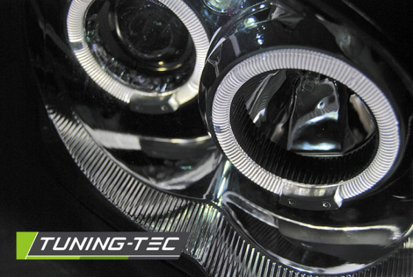 Přední světla angel eyes Subaru Impreza 03-05 chromová
