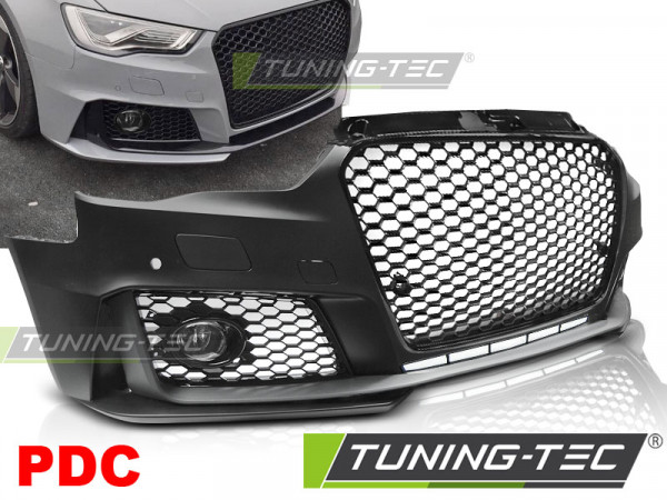Přední nárazník AUDI A3 12-16 RS3 Style černá lesk PDC