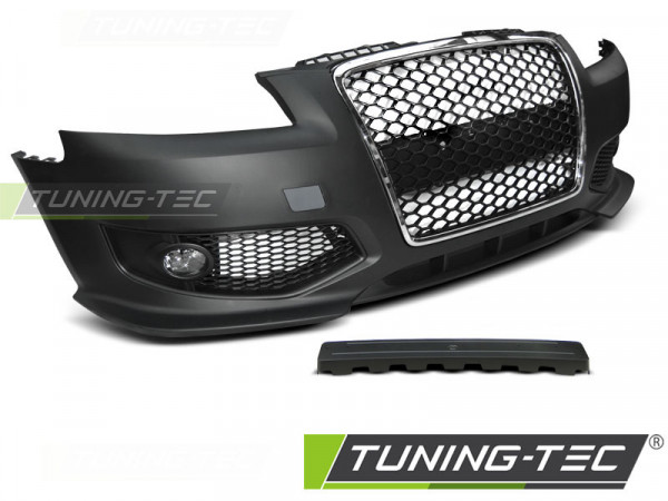 Přední nárazník AUDI A3 8P 05-08 RS style chrom černá