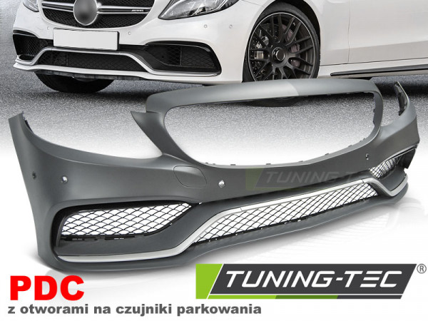 Přední nárazník Mercedes-Benz C W205 14- AMG C63 look PDC