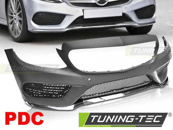 Přední nárazník Mercedes-Benz C W205 14- AMG S63 look PDC