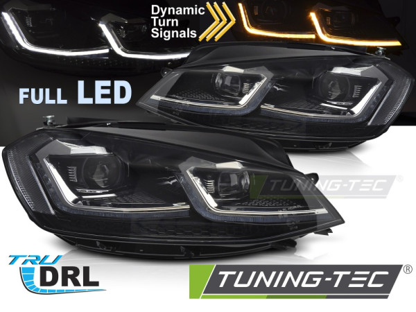 Přední světla full LED pro VW GOLF VII 2017-201...