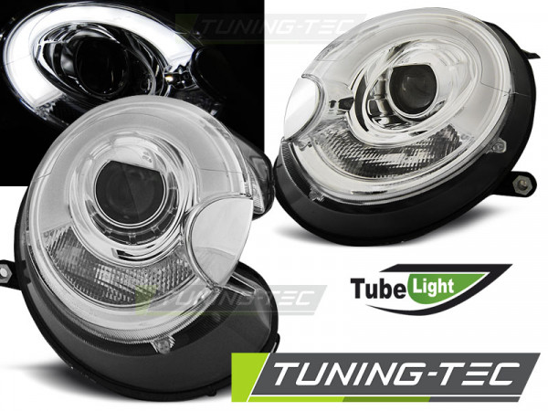 Přední světla LED TubeLights BMW Mini Cooper 06-14 chrom