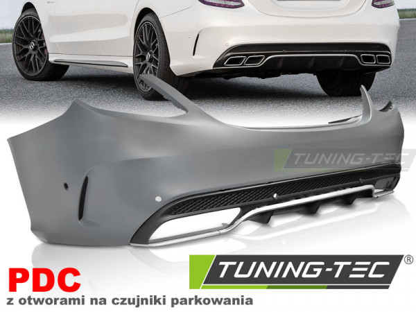 Zadní nárazník Mercedes-Benz C W205 14- AMG style PDC
