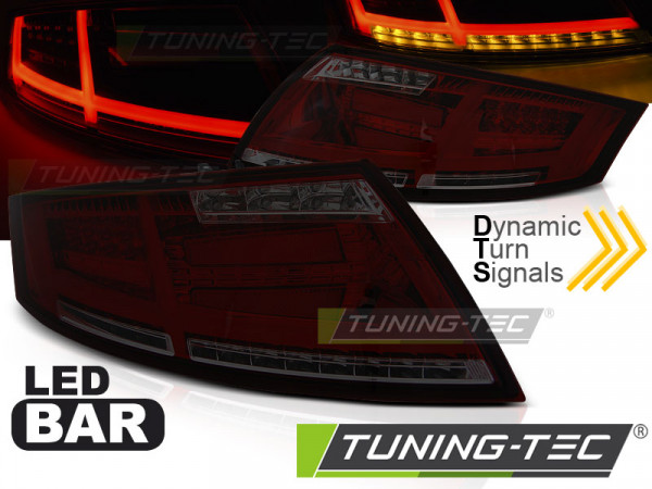 Zadní světla LED AUDI TT 06-14 červená/kouřová