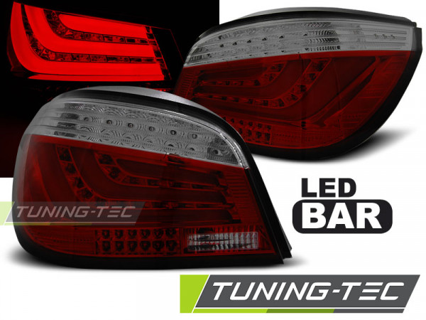Zadní světla LED BAR BMW E60 07-09 červená/kouřová