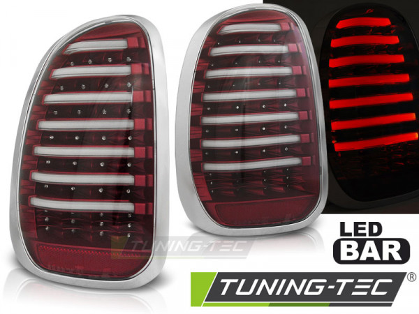 Zadní světla LED BAR BMW MINI R60 Countryman 10-15 červená/bílá