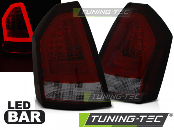 Zadní světla LED BAR Chrysler 300C 05-08 červená/kouřová