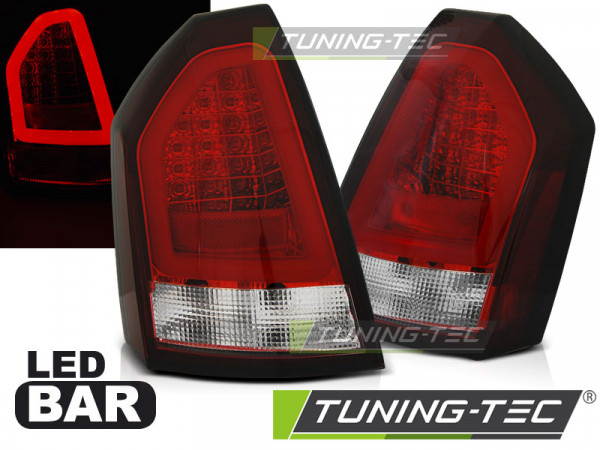 Zadní světla LED BAR Chrysler 300C 05-08 červená