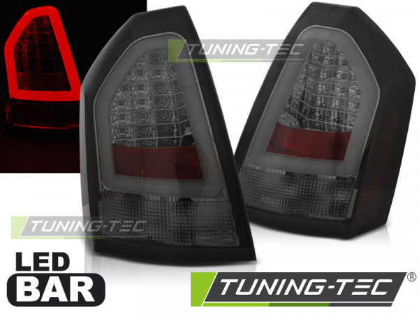 Zadní světla LED BAR Chrysler 300C 05-08 kouřová