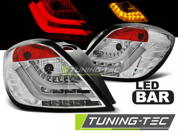 Zadní světla LED bar Opel Astra H GTC 04-09 3dv. chrom