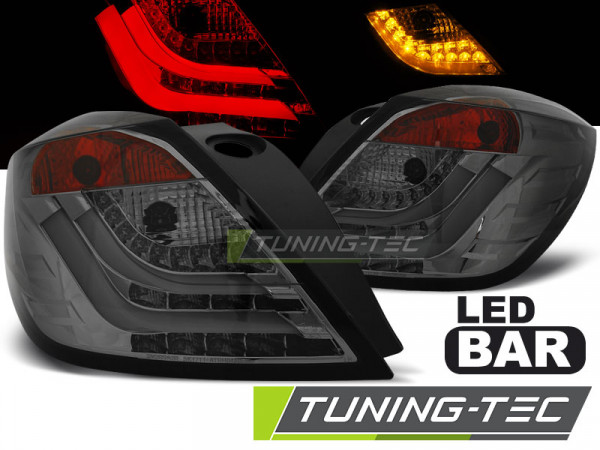 Zadní světla LED bar Opel Astra H GTC 04-09 3dv. kouřová