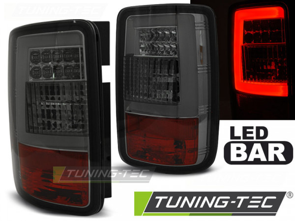 Zadní světla LED BAR VW Caddy 03-14 kouřová