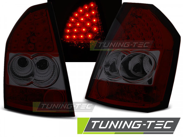 Zadní světla LED Chrysler 300C sedan 09-10 červená/kouřová
