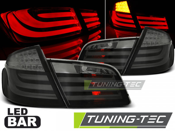 Zadní světla LED LightBar BMW 5 F10 sedan 10-13 kouřová