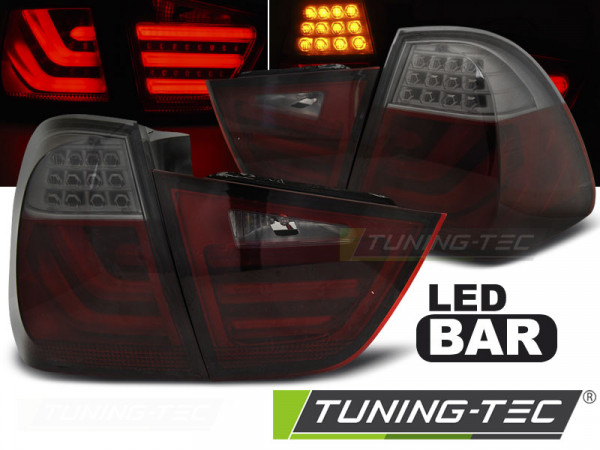 Zadní světla LED LightBar BMW E91 touring 09-11 červená/kouřová