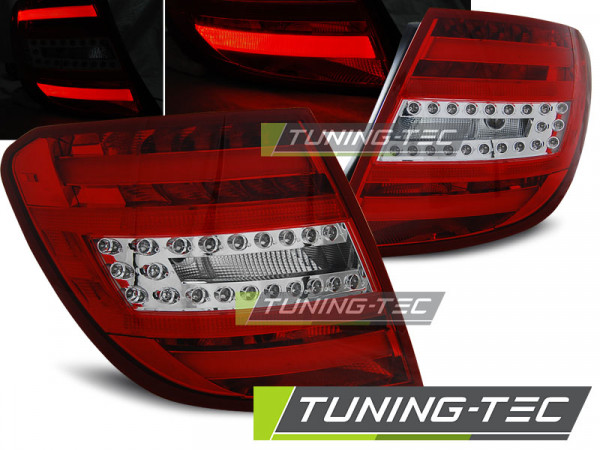 Zadní světla LED Lightbar Mercedes-Benz W204 kombi 07-11 červená